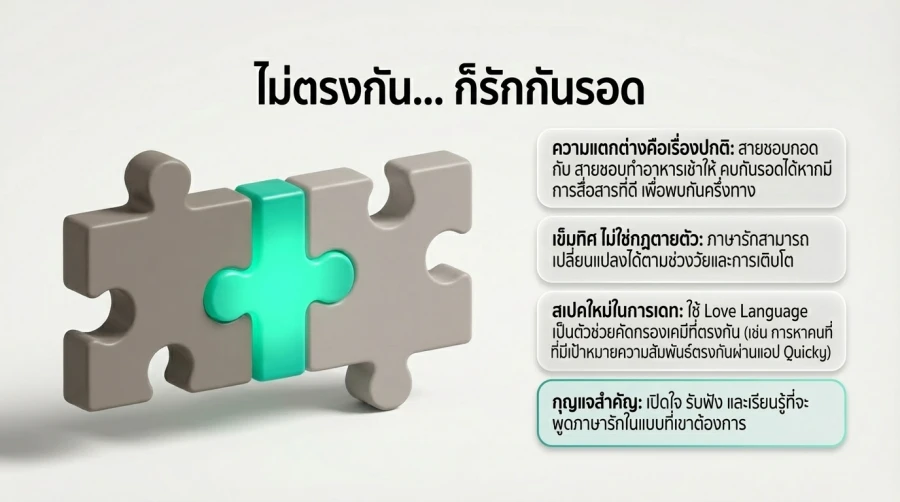 คำถามยอดฮิตเกี่ยวกับ Love Language เกย์