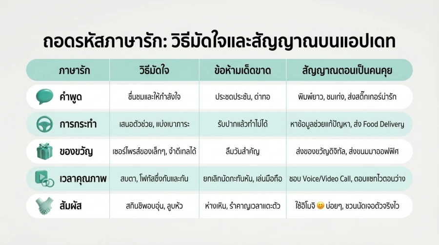 ถอดรหัส ภาษารักเกย์ ผ่านตัวอักษรและ แอปเดทเกย์